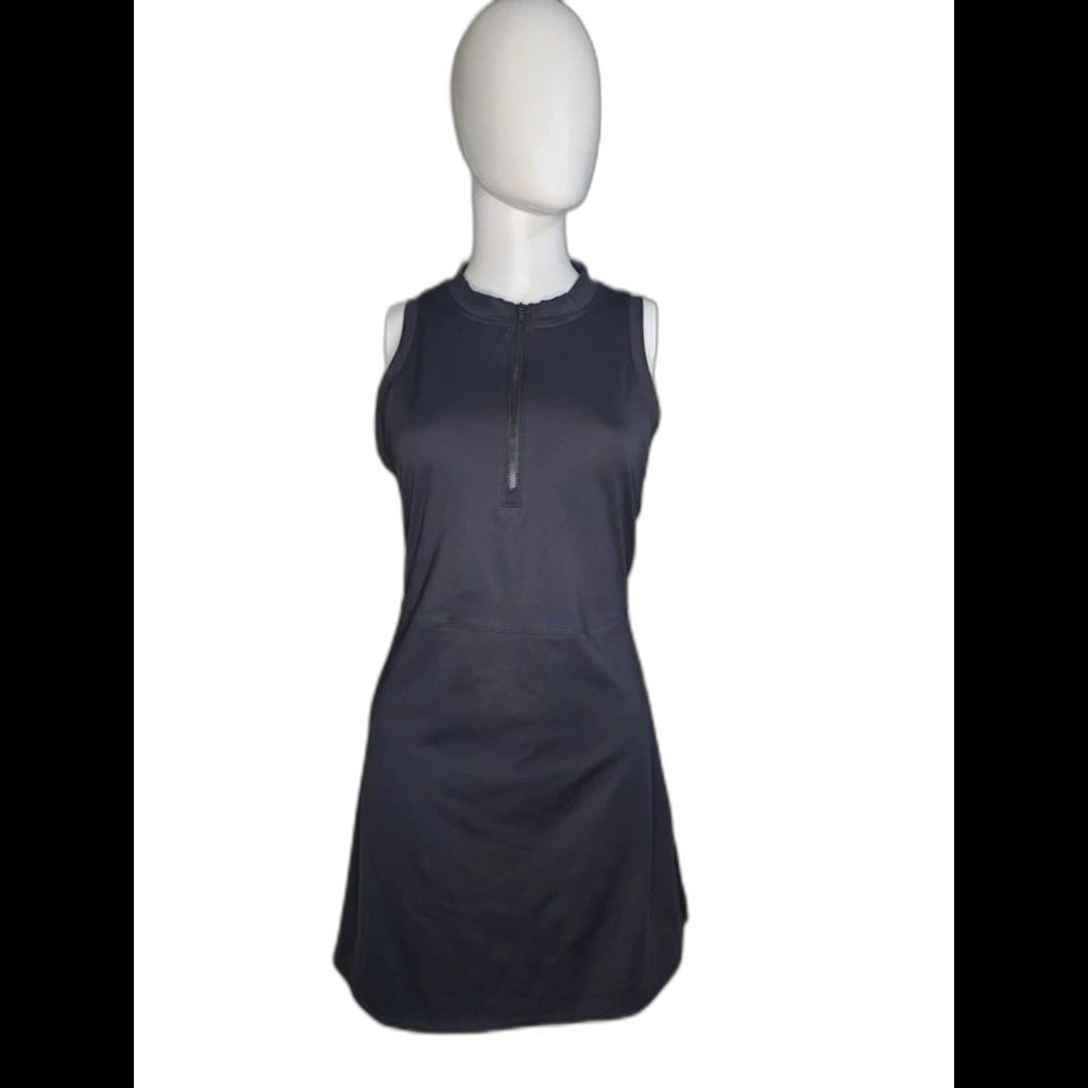 Golf workout dress pleaded with slit
